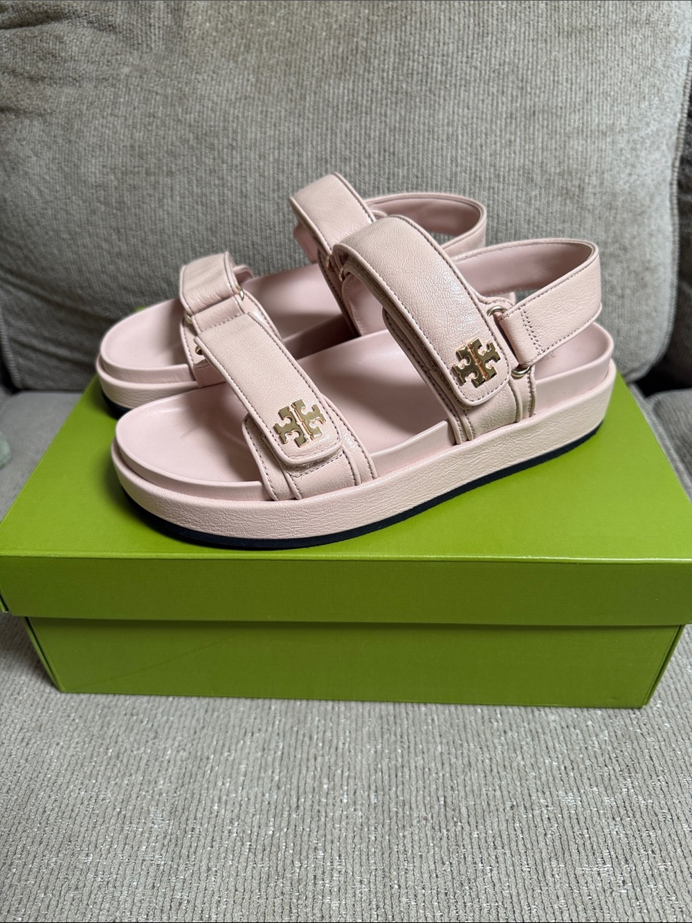 Tory Burch Blush Pink Kira Sport Sandals
